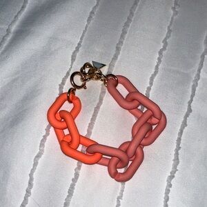 Vibrant Dual-Tone Chain Bracelet